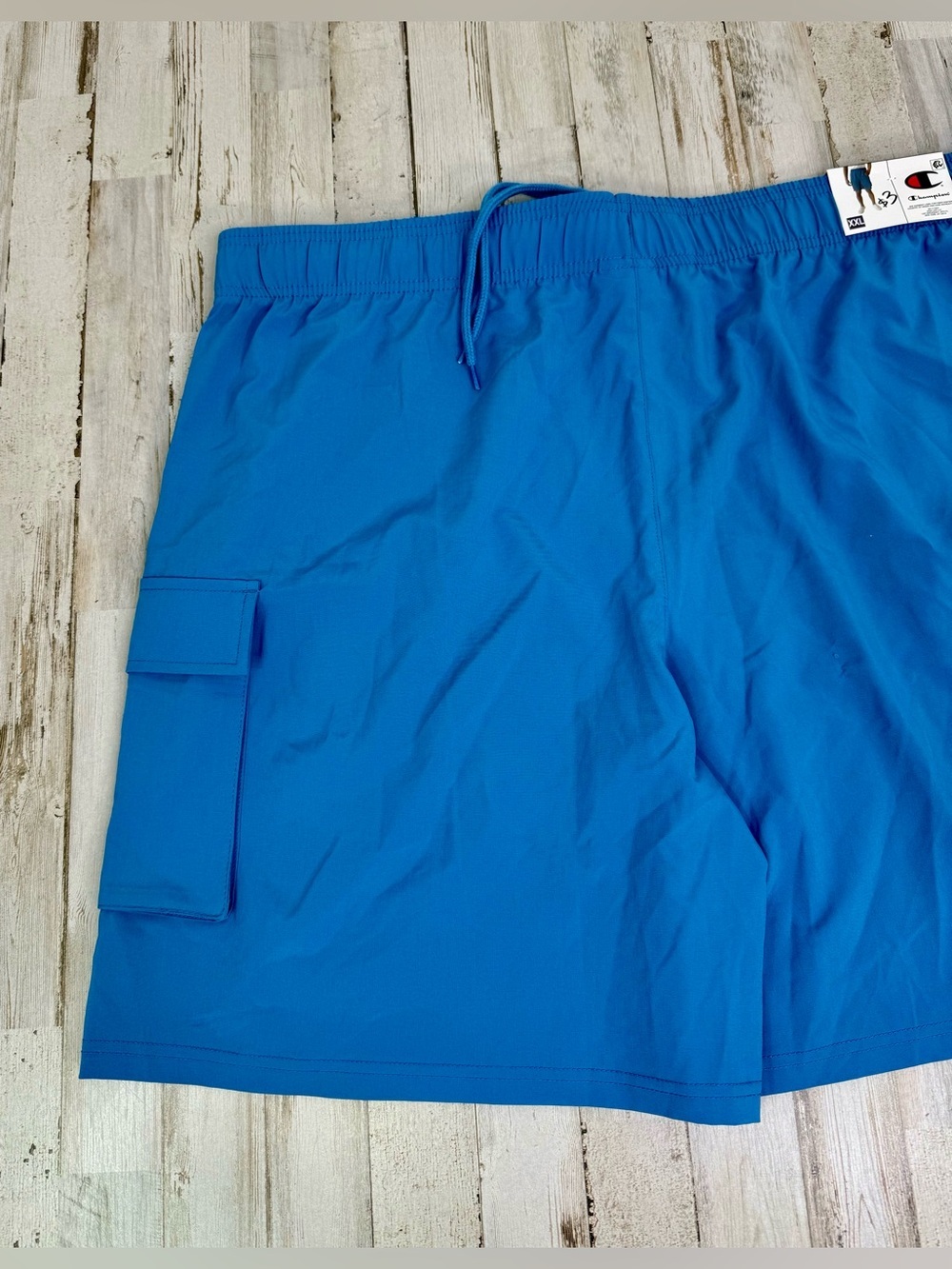 Champion Men's Performance Blue 2XL Woven Pockets 8" Inseam Cargo Short NWT - Picture 11 of 11